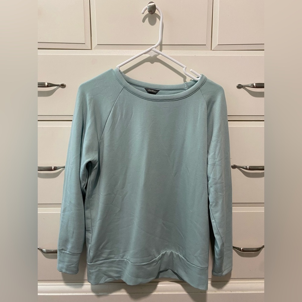 Eddie Bauer Teal Crewneck